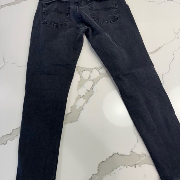 Women's Black Distressed Jeans - Picture 2 of 8